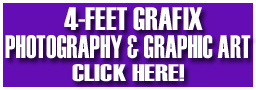 All of your custom photography and graphic arts needs at 4-Feet Grafix!
